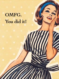 OMFG. You Did It! Gift Tag