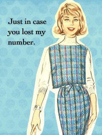 Just In Case You Lost My Number Gift Tag